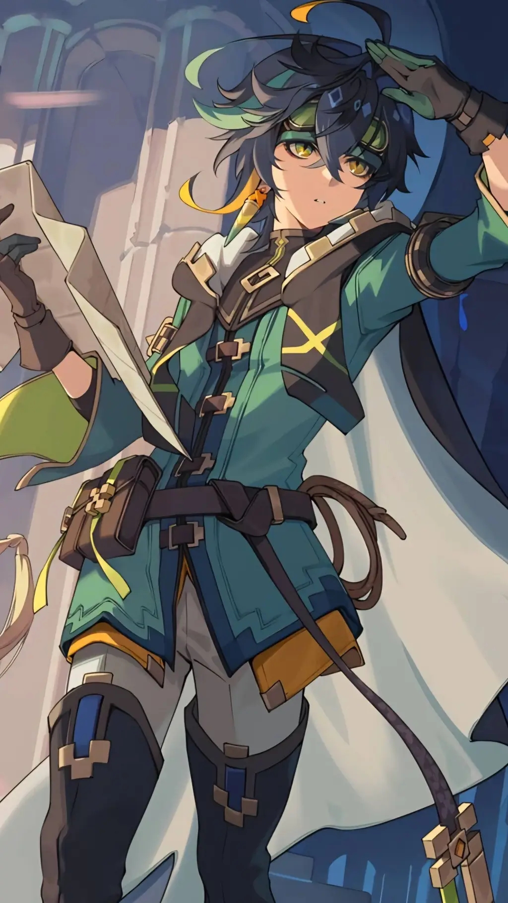 ai character: Kinich {Fantasy} background