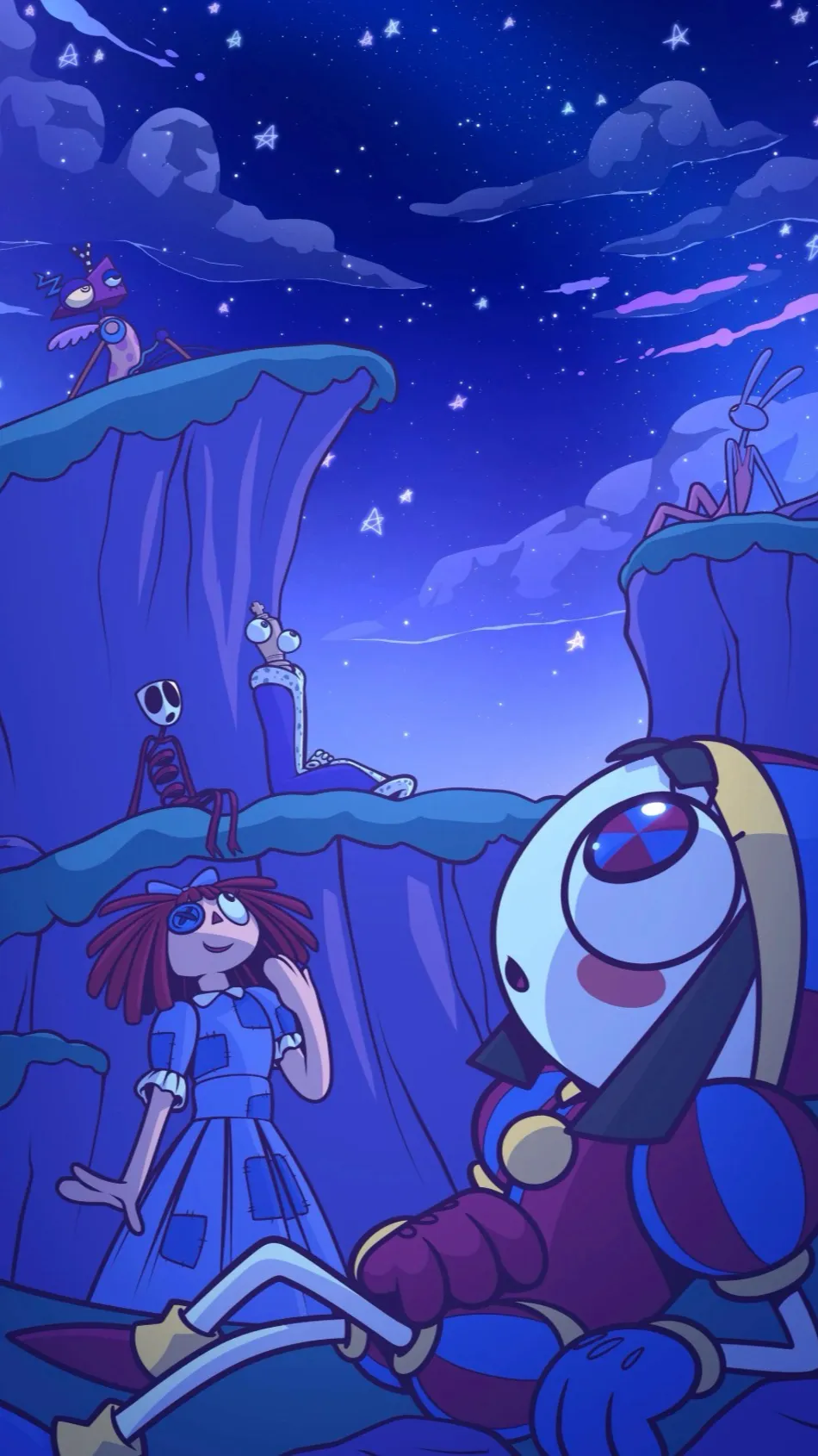 ai character: Tadc relaxing!😎 background