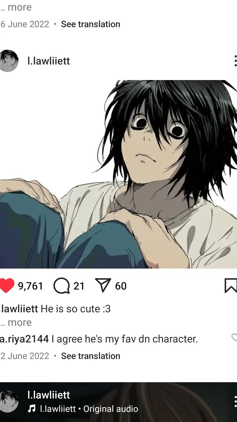 ai character: L lawliet background