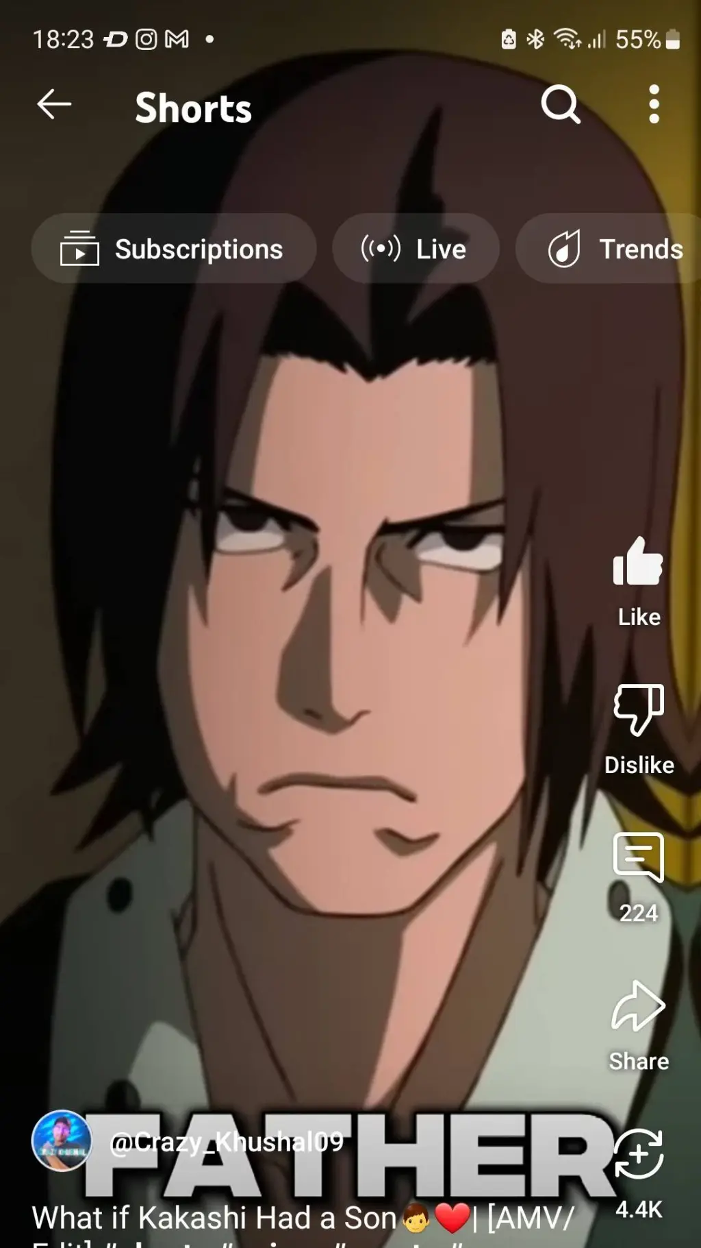 ai character: Uchiha fugaku background