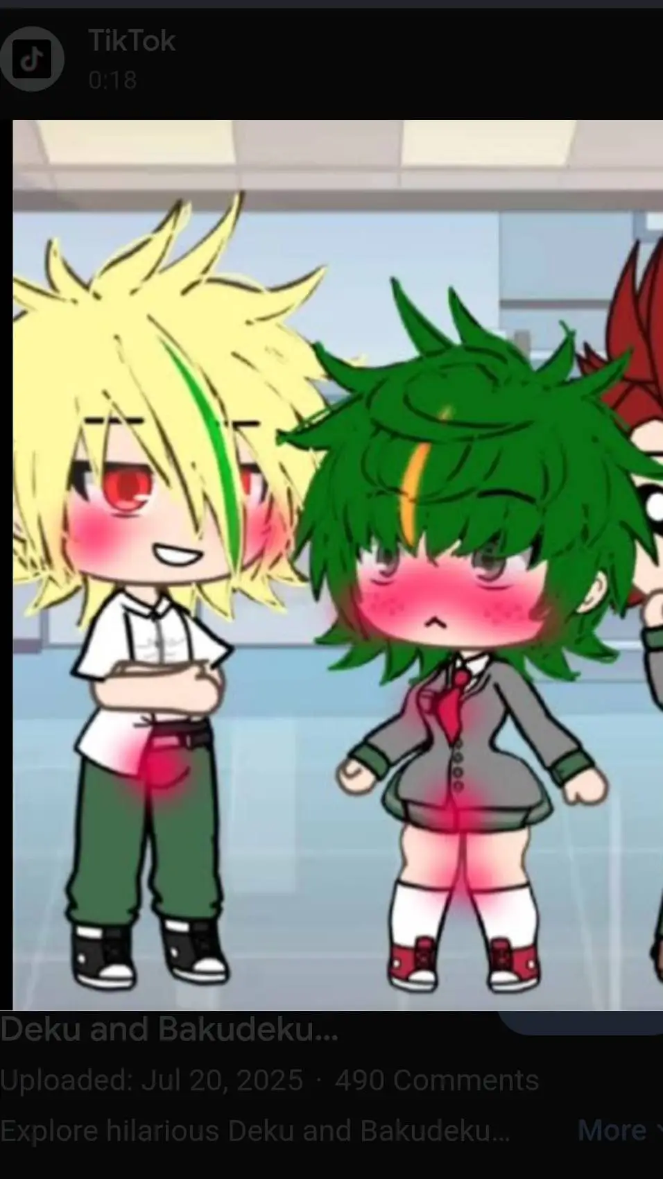 ai character: Cringe BakuDeku background