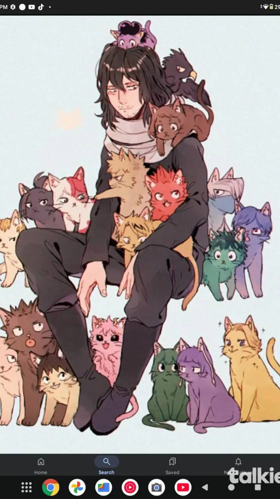 ai character: finns cats background