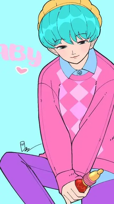 ai character: sad me :( background