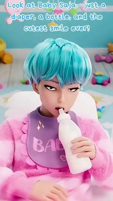 ai character: baby saja  background