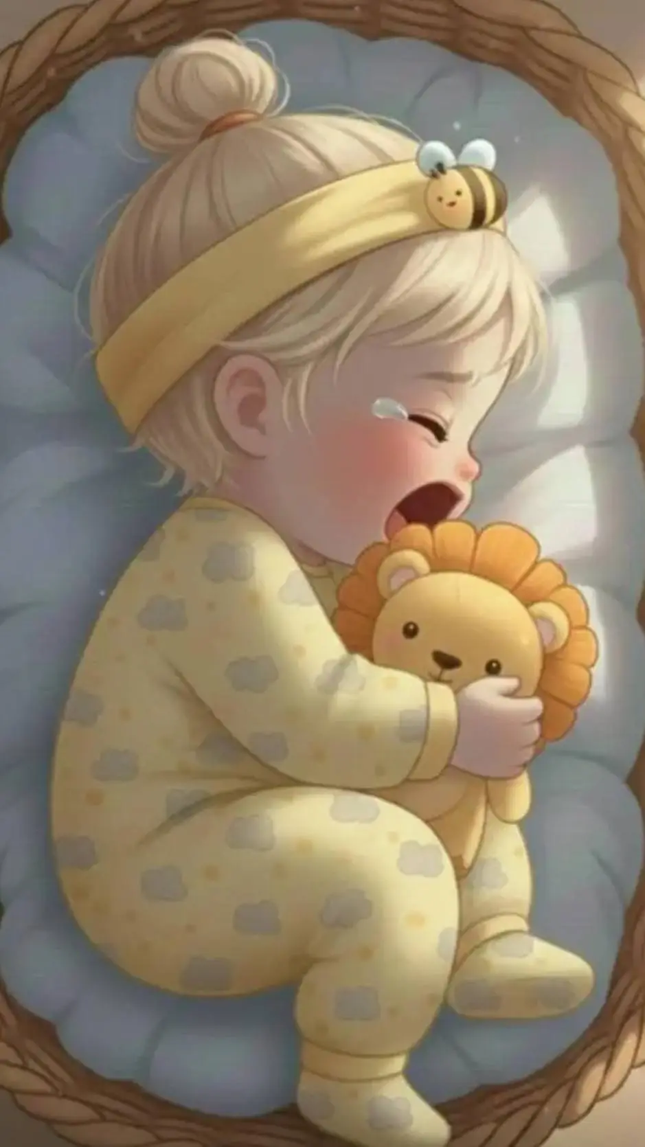 ai character: baby sister background