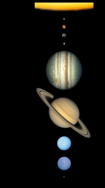 ai character: Solar system background