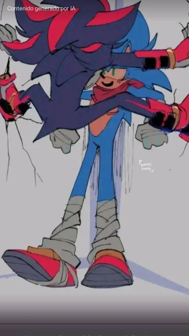 ai character: Sonic x Shadow background