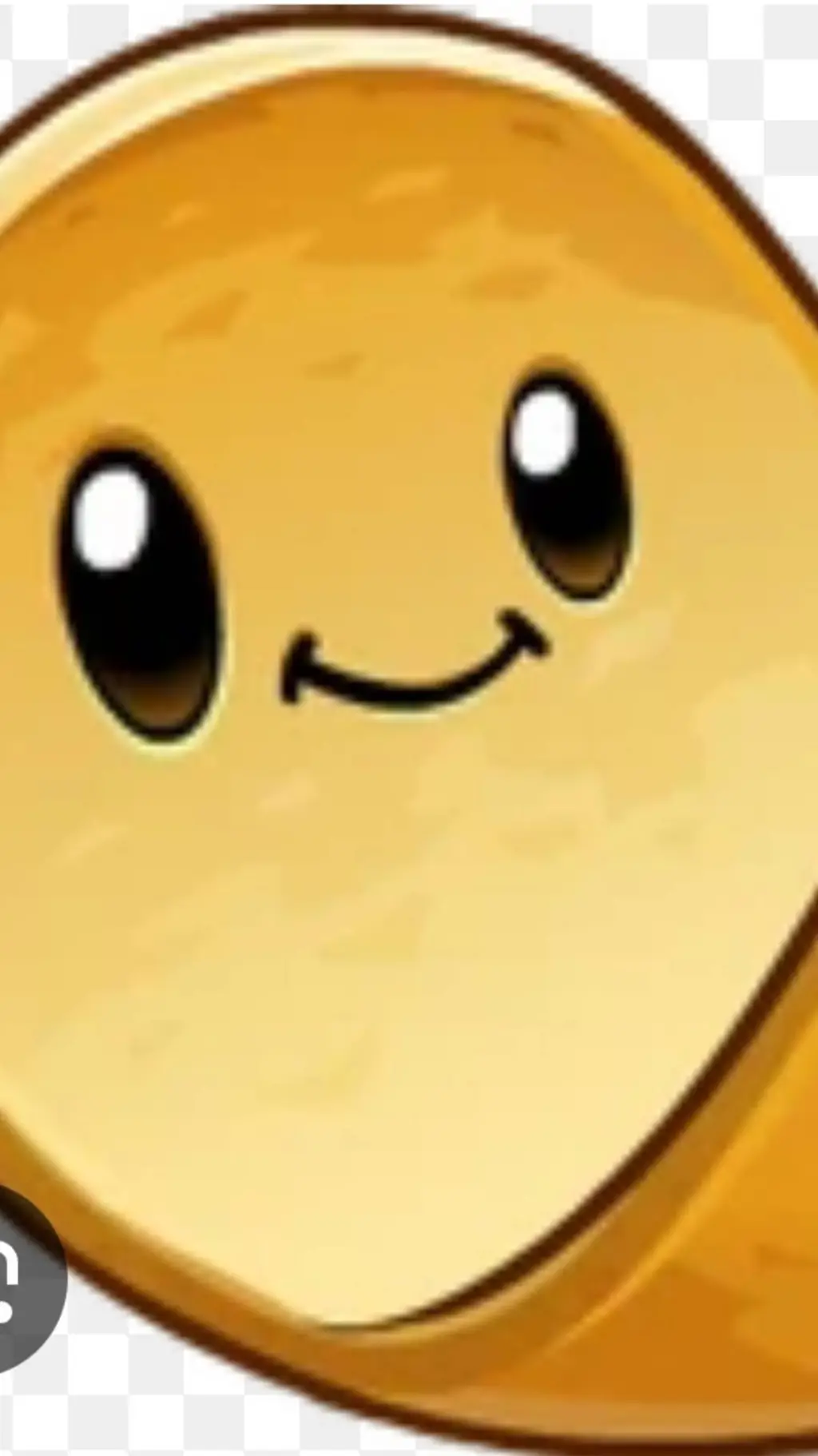 ai character: potato chip background