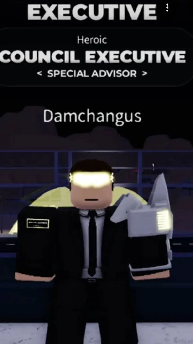 ai character: Council Executive  background