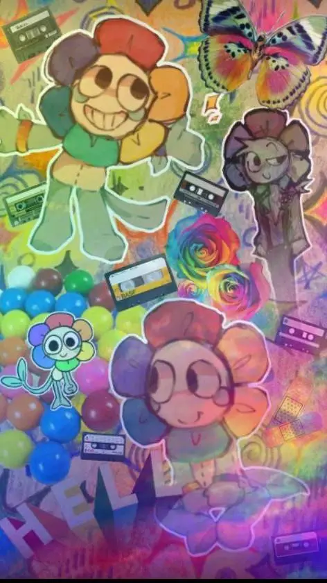 ai character: dandy 🌼 background