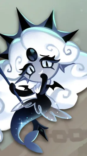 ai character: Black Pearl Cookie background