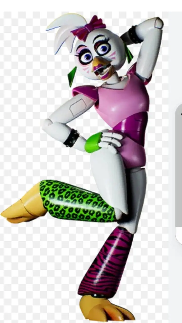 ai character: Glamrock Chica background