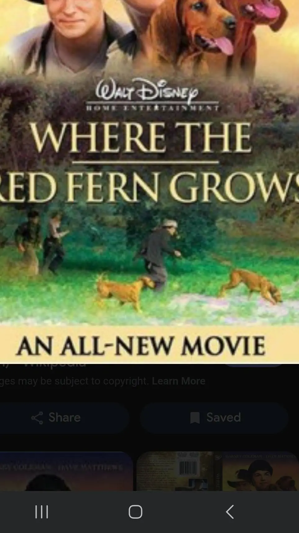 ai character: the Red fern grows background