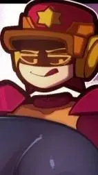 ai character: lawrry mujer  background