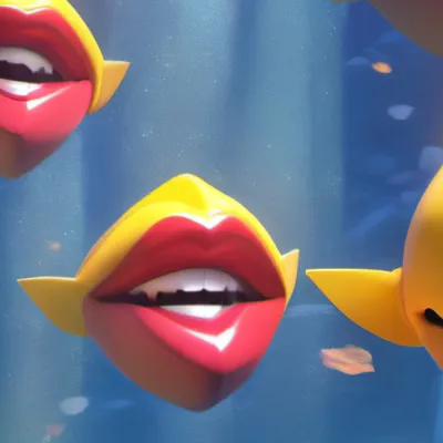 chat with ai character: Kissing lips