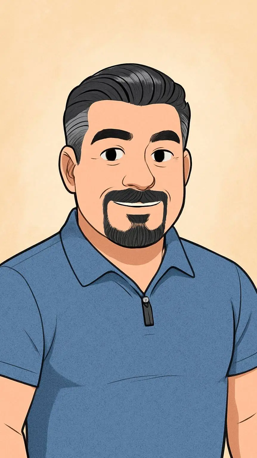 ai character: tio Anderssom  background