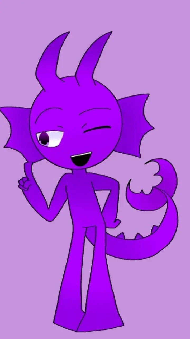 ai character: DURPLE🟣🟪 background