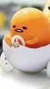 ai character: Gudetama background