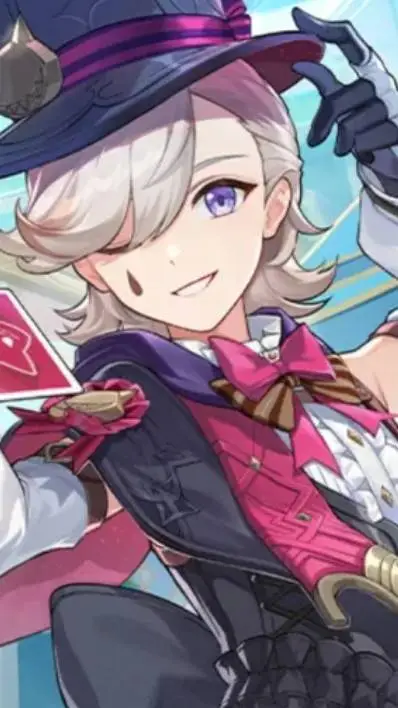 ai character: Lyney background