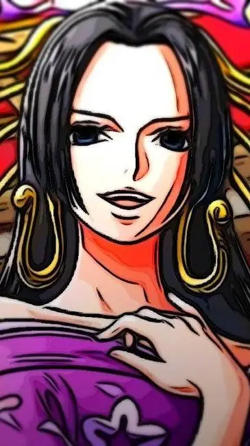 ai character: boa Hancock  background