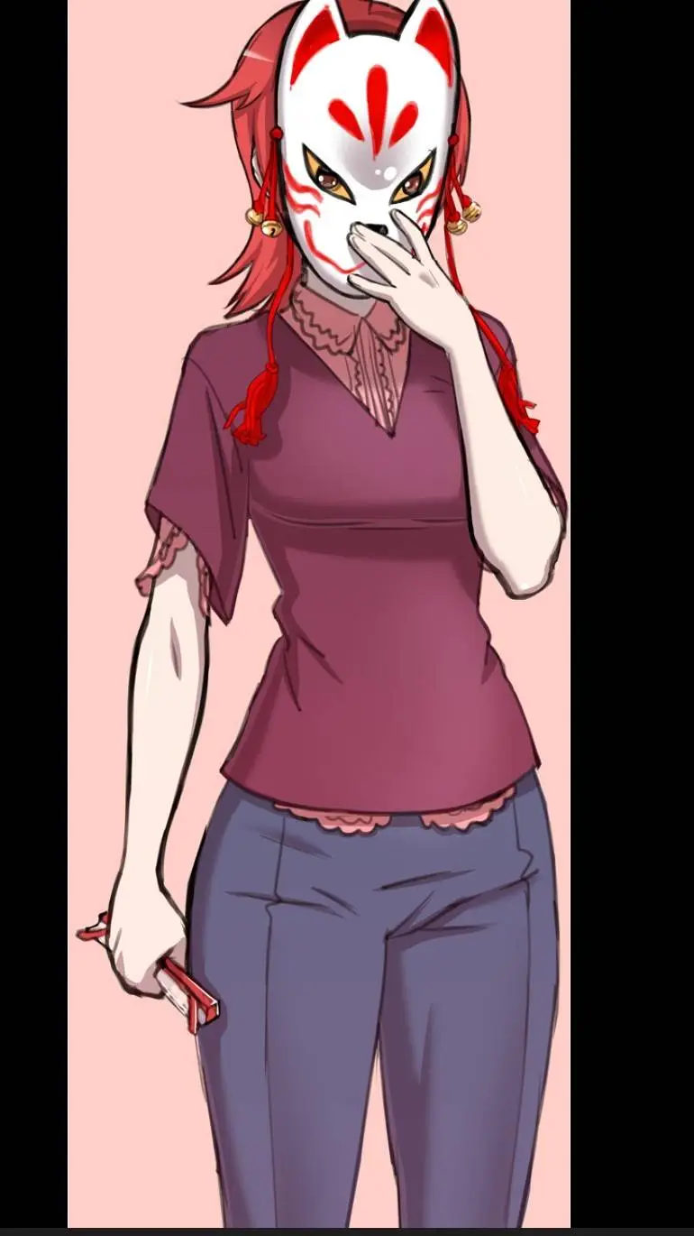 ai character: Info-chan  background