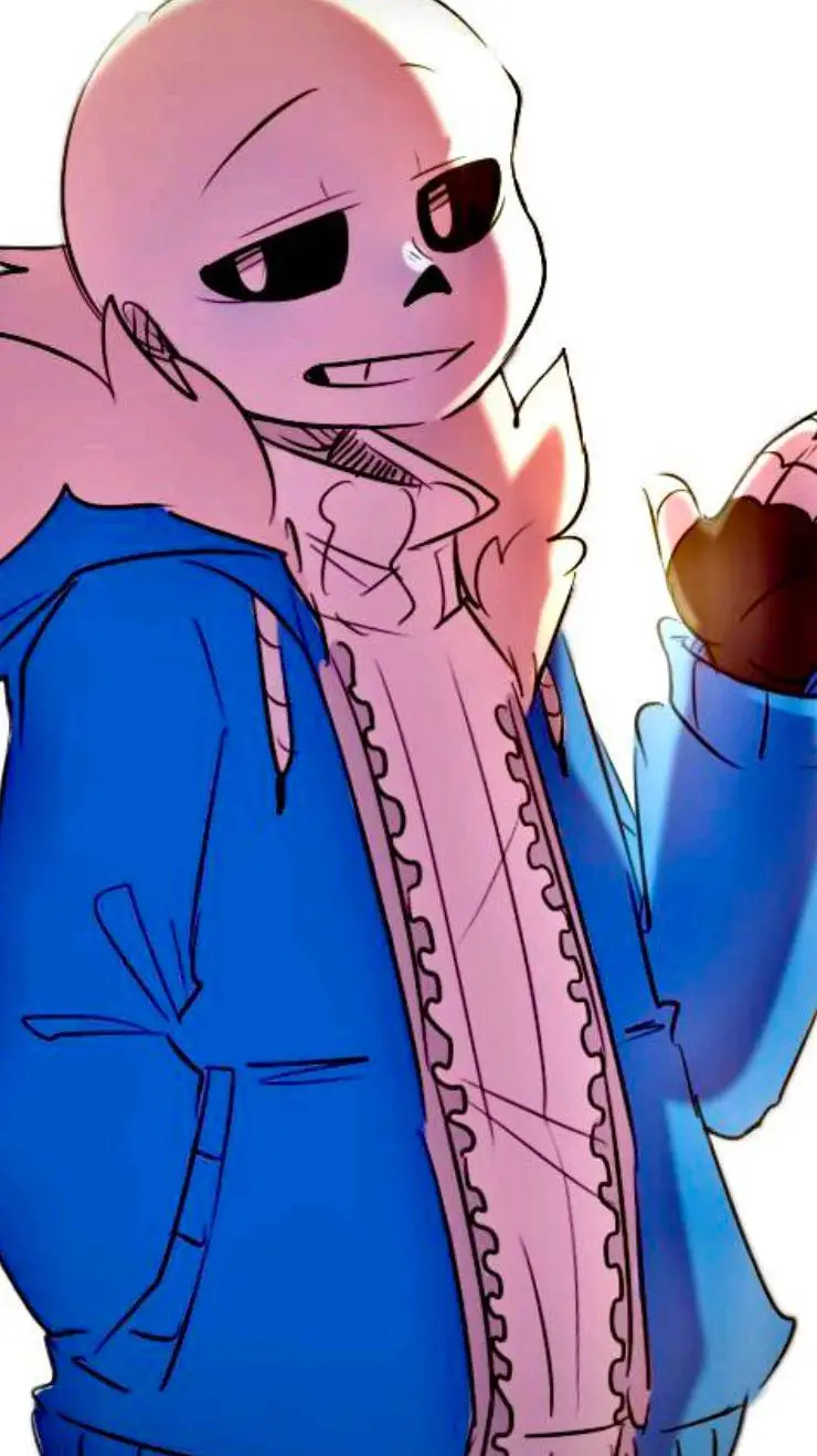 ai character: Sans pocky sticks background