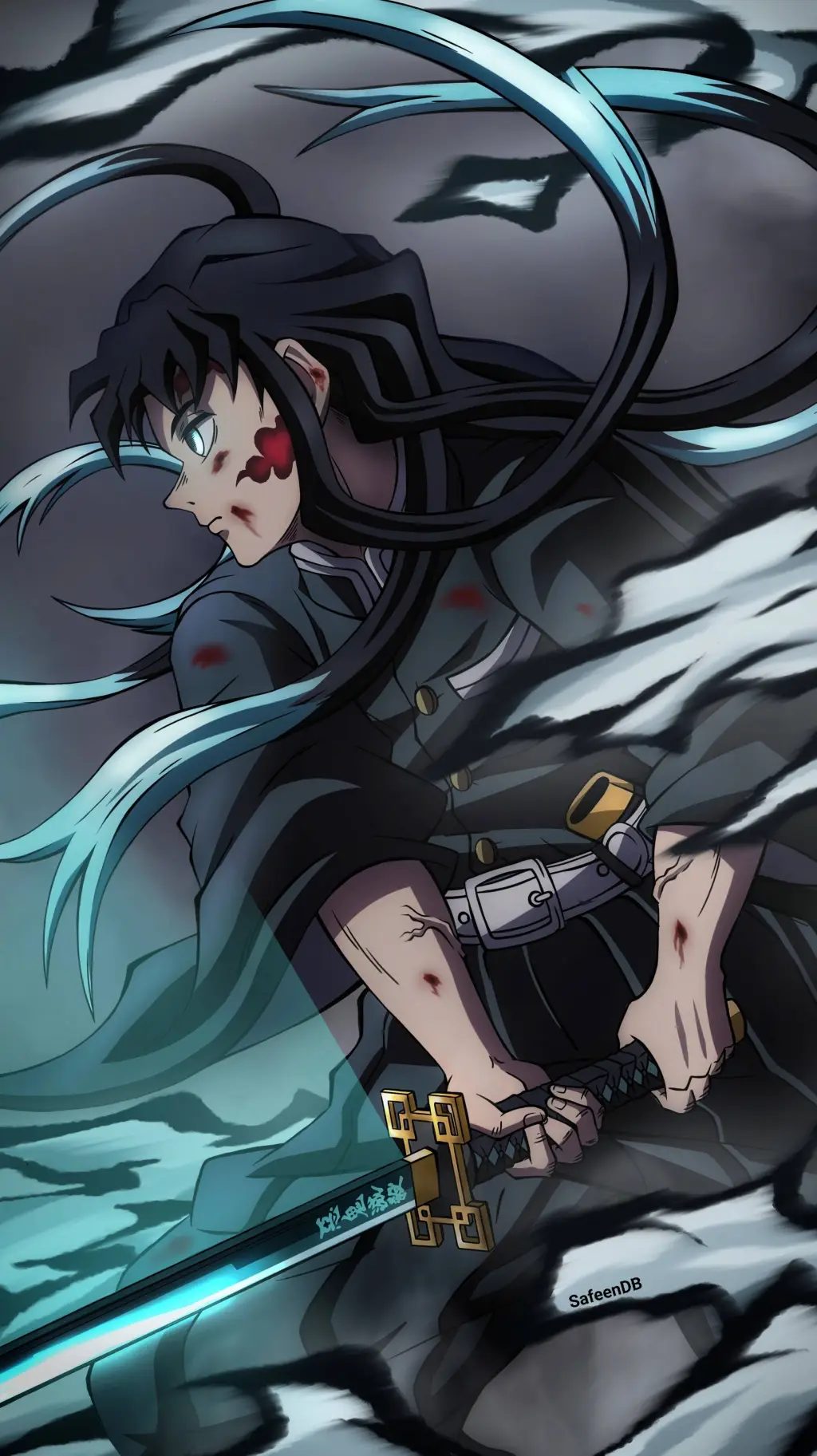 ai character: Tokito Muichiro  background