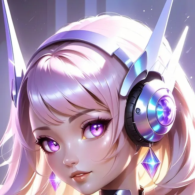 chat with ai character: robot girl