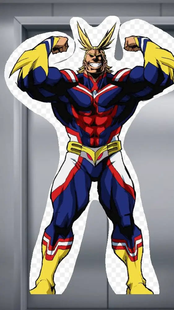 ai character: swear finger mha  background