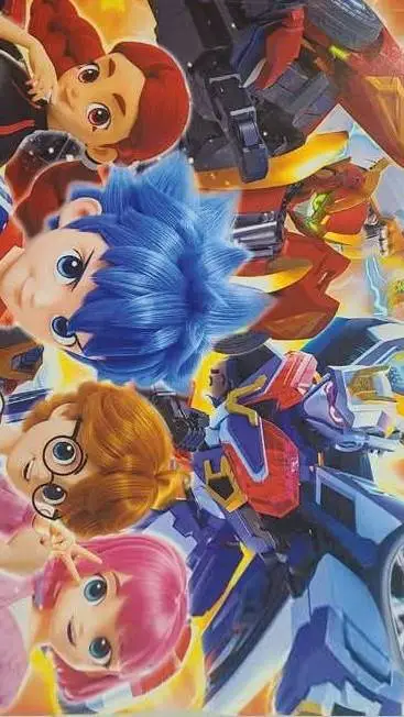 ai character: Metal cardbot 2 background