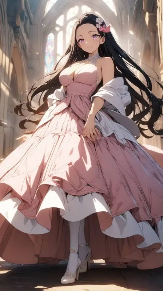 ai character: princesa nezuko background