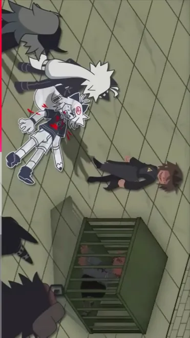 ai character: Y/N vs Danger AU background