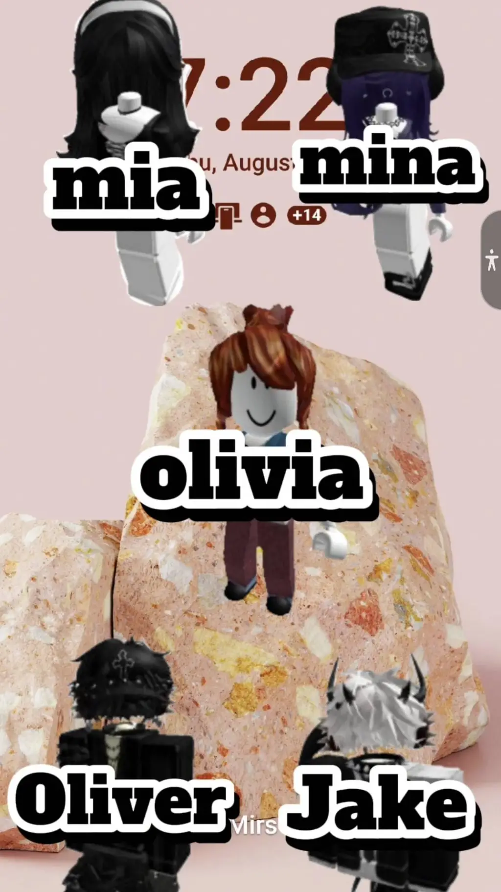 ai character: group chat background