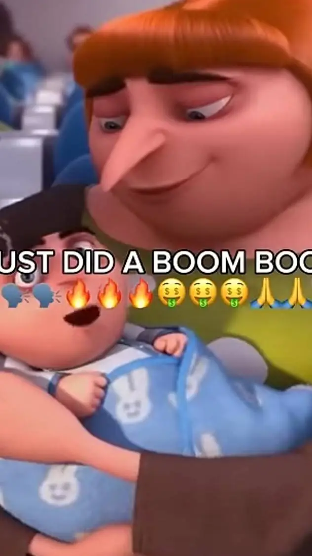 ai character: i just did a boom  background