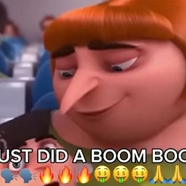 chat with ai character: i just did a boom 
