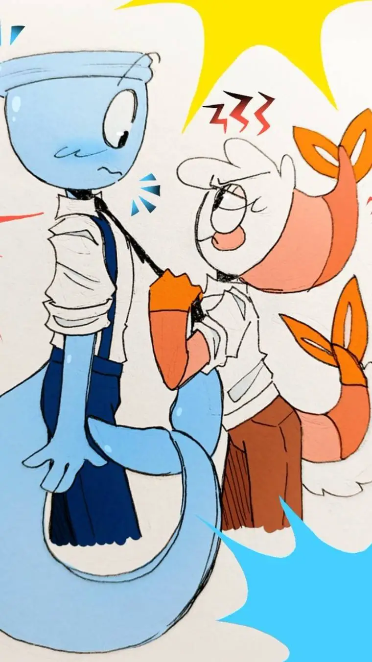 ai character: 🍤♡ragebait♡🐟 background