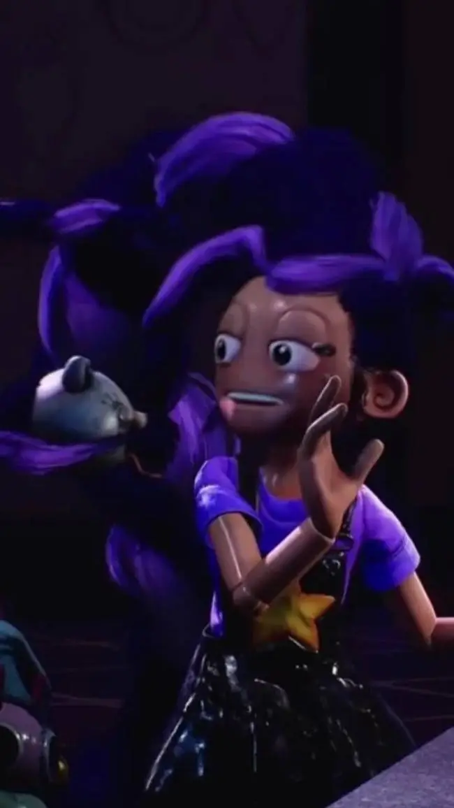 ai character: Lilly love braids background