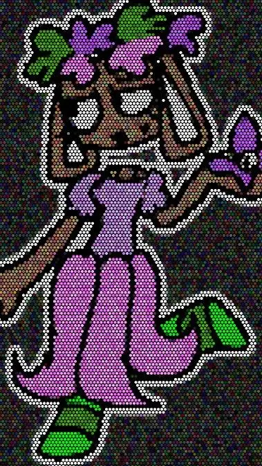 ai character: Dandy world!  background