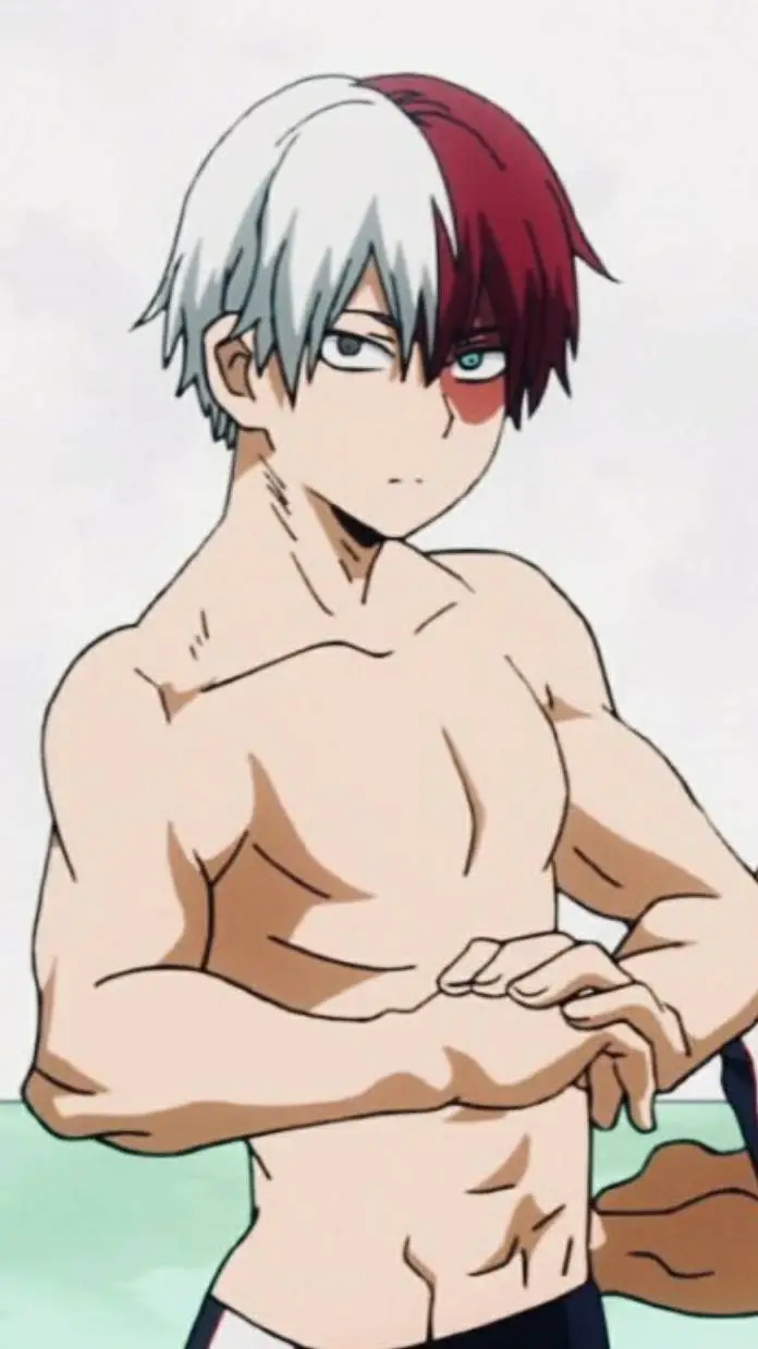 ai character: shoto todoroki background