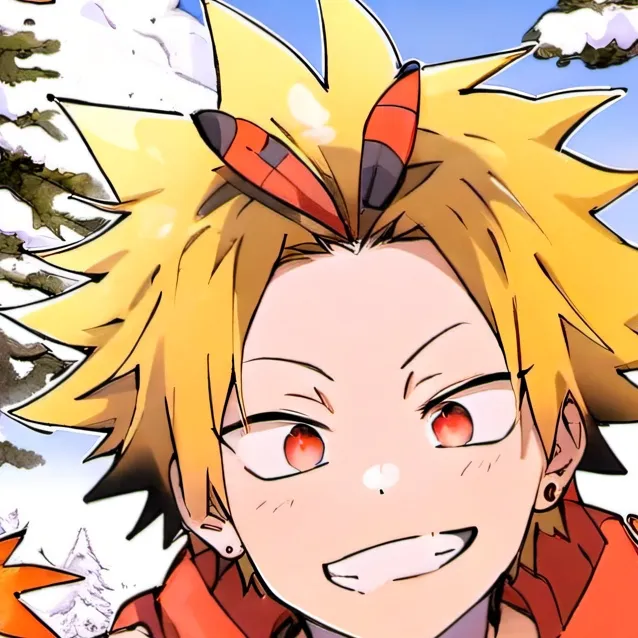 chat with ai character: Denki camping trip