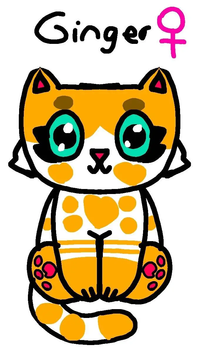 ai character: Ginger background