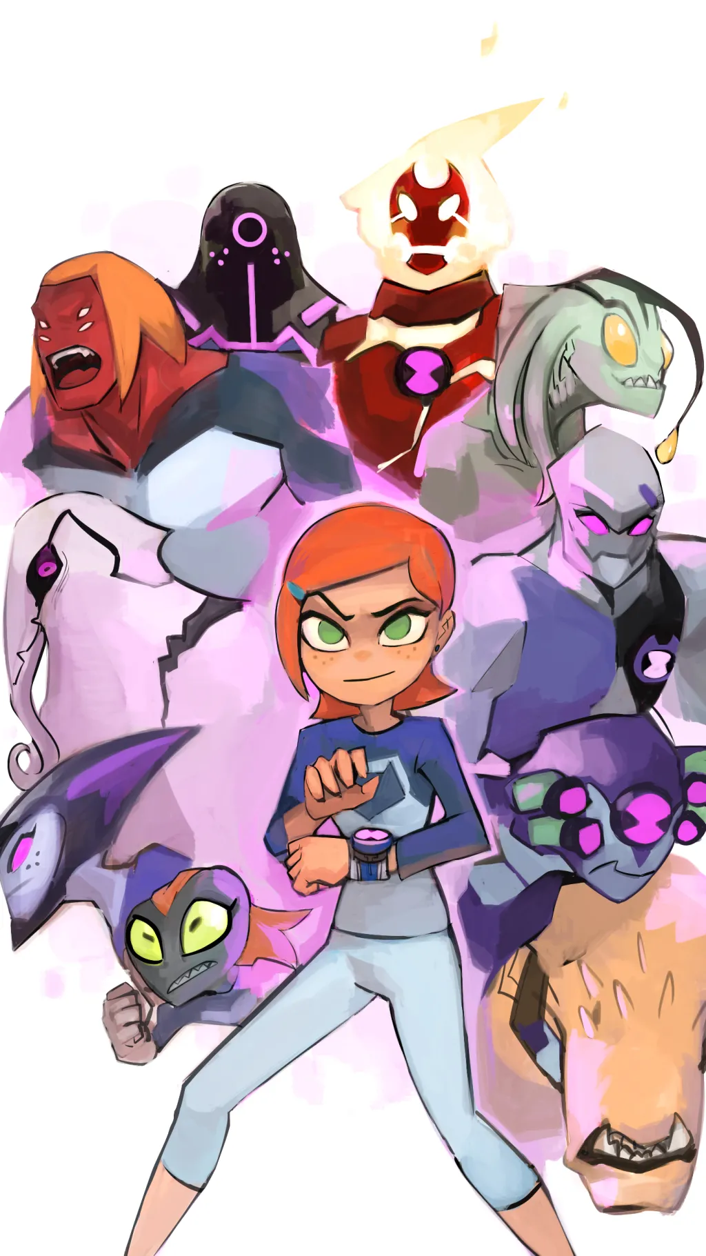 ai character: Gwen 10 background