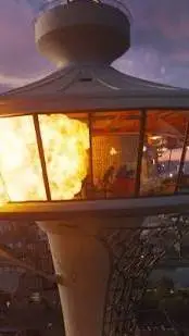 ai character: sky view bfdi background