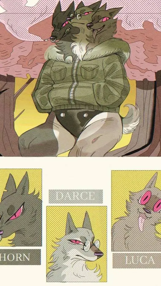 ai character: THORN-DARCE-LUCA background