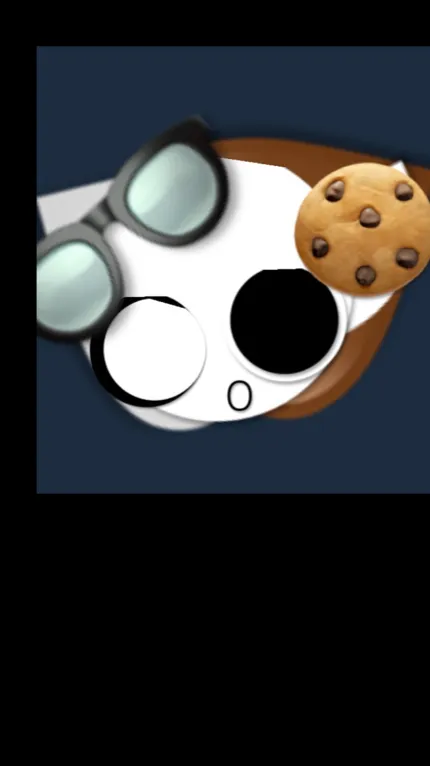 ai character: Cookie(my oc)  background