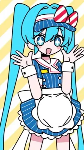 ai character: Miku background