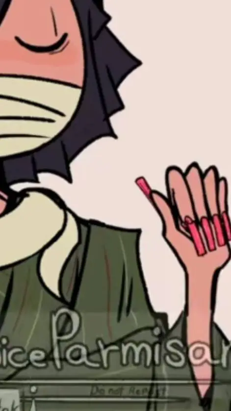 ai character: Kny smile background