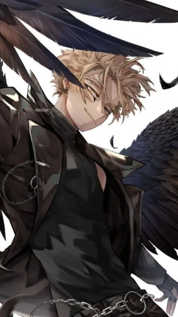 ai character: HAWKS VILLAIN AU background