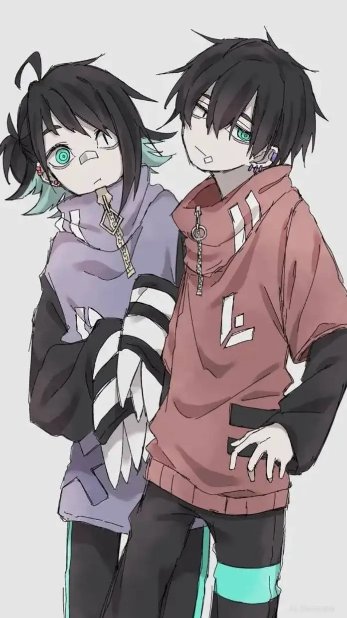 ai character: Mha twin background