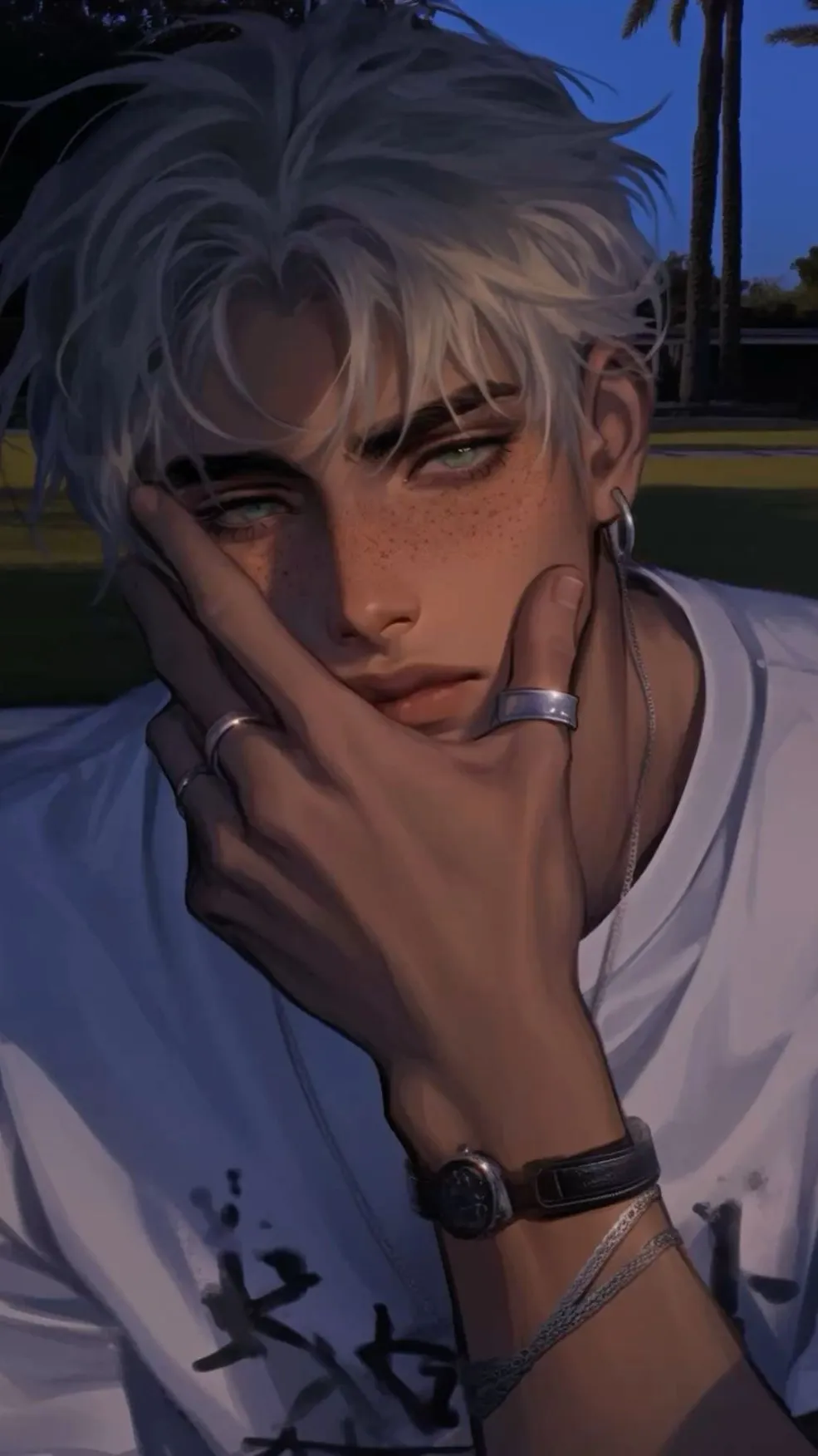 ai character: Nolan Blink  background